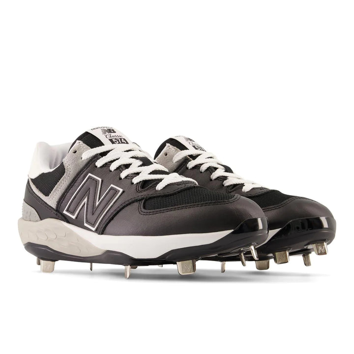 New Balance Fresh Foam X 574 Lux Metal Baseball Cleats - L574BK1