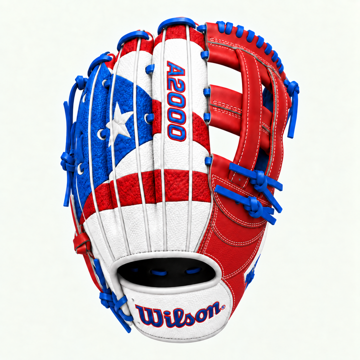 Wilson A2000 1777 12.75" Outfield Baseball Glove | Peligro Sports Exclusive | Puerto Rico