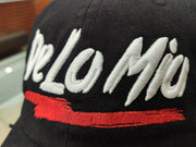 De lo mio embroidered  Logo Vintage Hats (Black/Full Color)