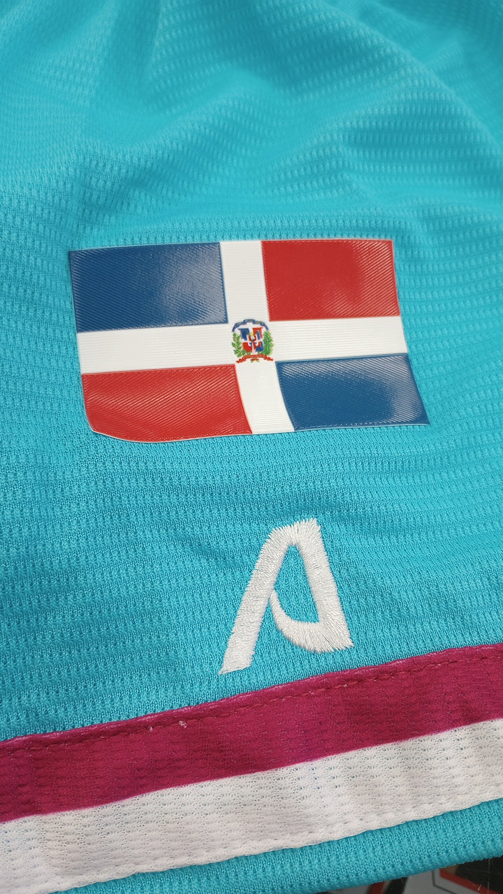 Men's Serie del Caribe 2024 OFFICIAL Dominicana Jersey - Teal