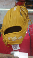 Wilson A2000 1786 11.5" Infield Baseball Glove - Yellow - Right Hand Thrower