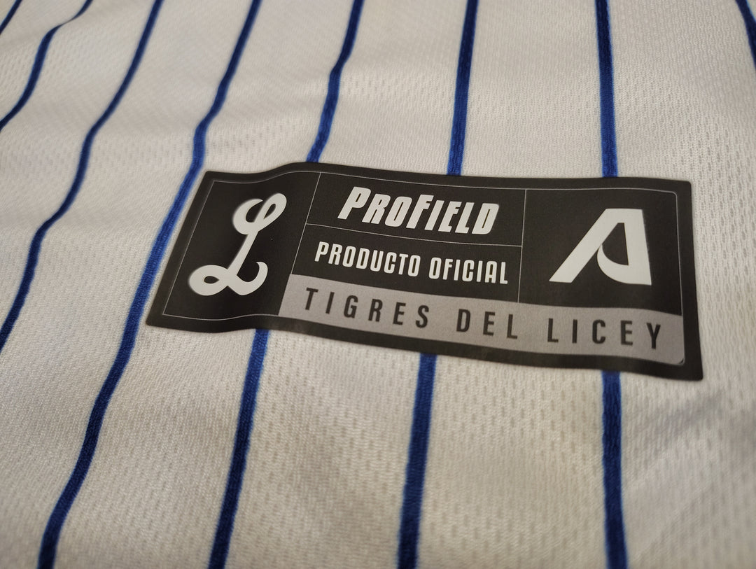 2025-2026 Official Licey Blue Pinstripe Jersey Arrieta - Men's Classic LIDOM Baseball