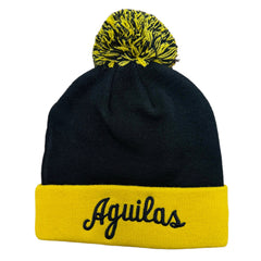 Official - Aguilas Skully Beanie (Aguilas) Hat with Pom Pom