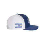 Trucker Mesh Hat with Embroidered Star of David