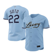 2025 OFFICIAL Tigres del Licey Full Button Jersey - SOTO 22