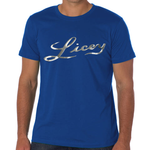 Dominican Baseball Team – Tigres del Licey Royal Blue and Silver letters Tshirts