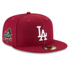 Los Angeles Dodgers New Era 59FIFTY World Series Champions SP24 Fitted Hat - Cardinal | 2024 Champions