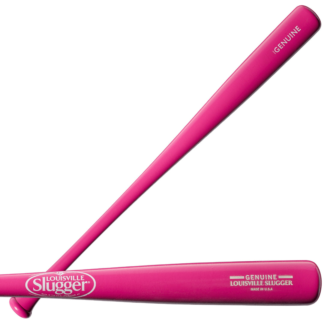 Louisville Slugger Genuine Mix Pink Baseball Bat - Wood Bat - Balanced