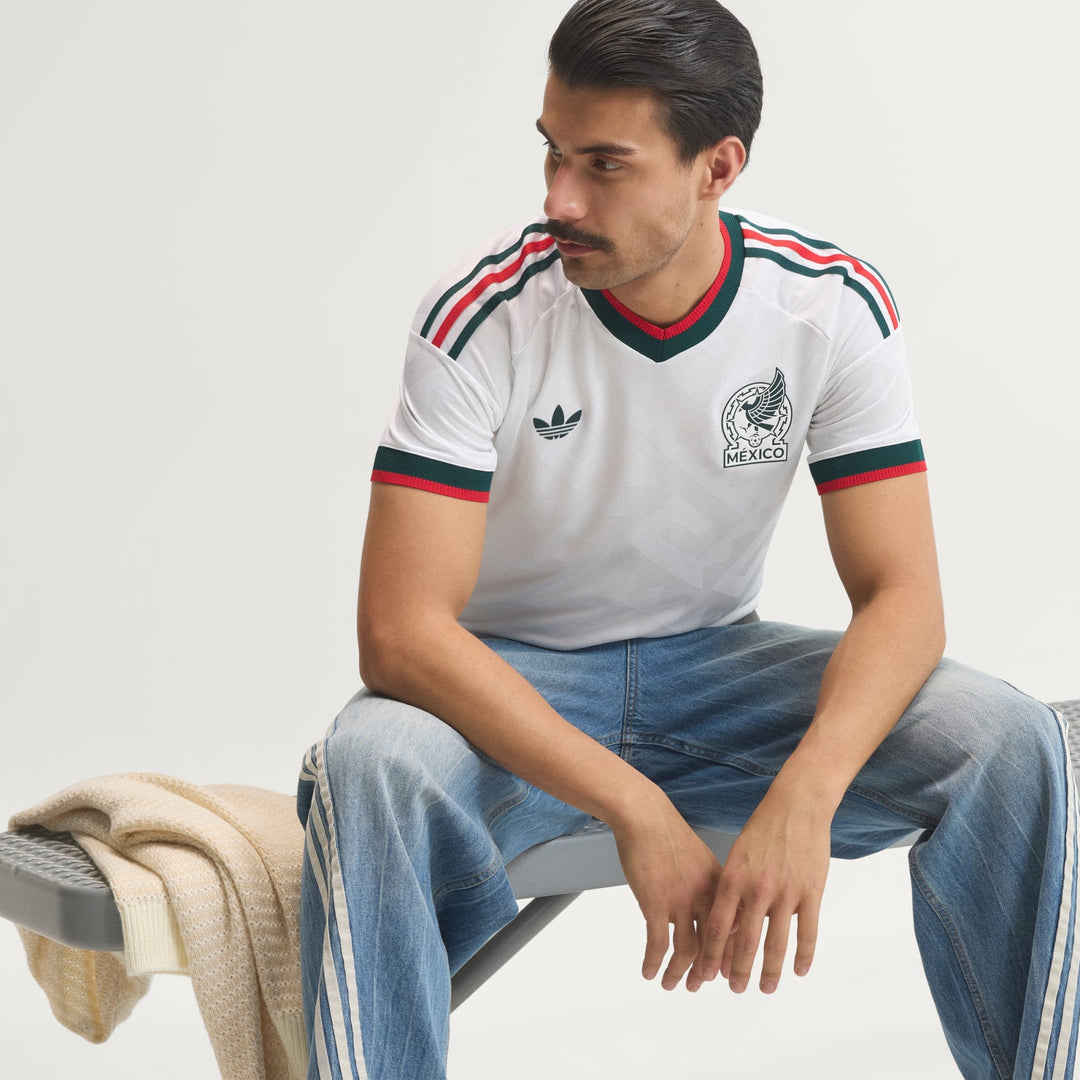 Adidas Mexico 2026 Away Authentic Jersey White – Men’s Soccer Jersey CLIMACOOL+ Slim Fit Premium
