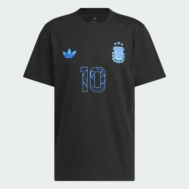 Adidas Messi Argentina Away Graphic Tee White – Men’s Soccer T-Shirt Casual Streetwear