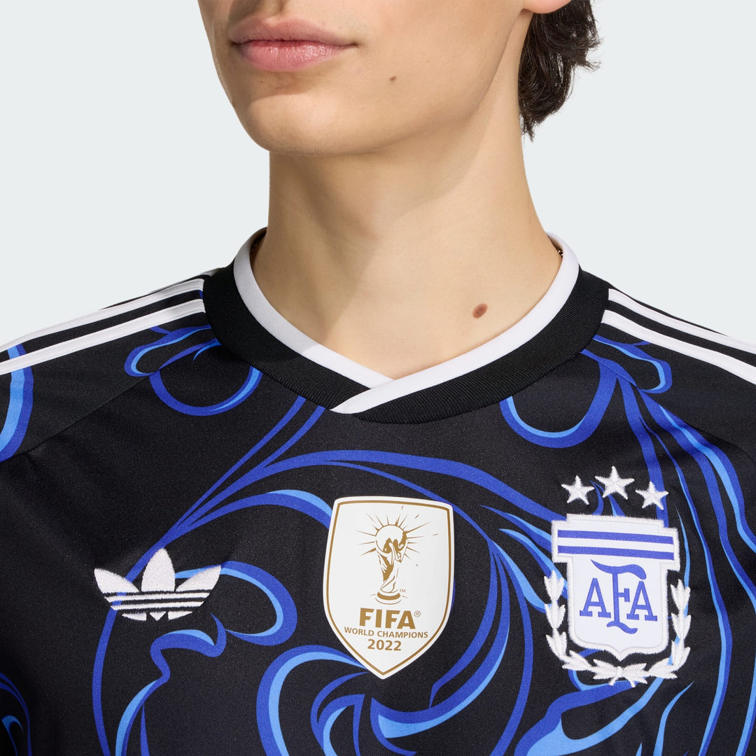 Adidas Argentina 2026 Away Jersey Black &amp; Blue – Men’s Soccer Jersey CLIMACOOL Slim Fit