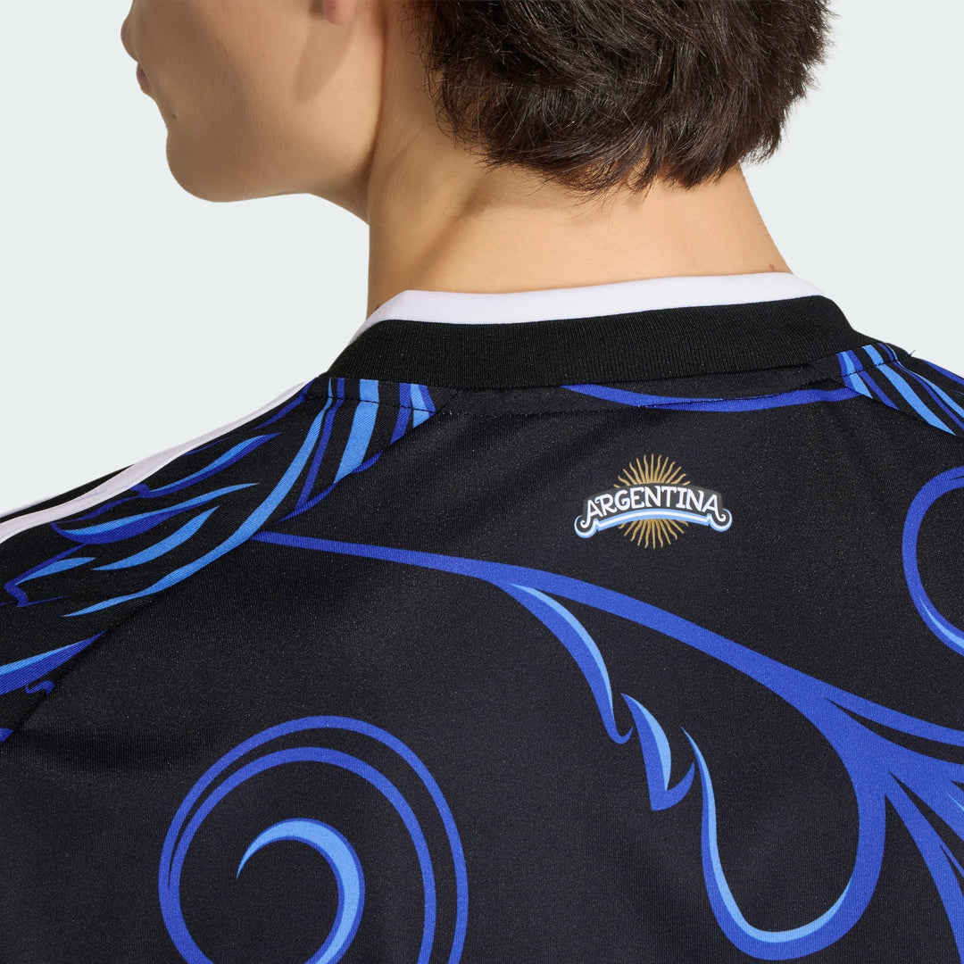 Adidas Argentina 2026 Away Jersey Black &amp; Blue – Men’s Soccer Jersey CLIMACOOL Slim Fit
