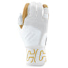 MARUCCI BLACKSMITH FULL WRAP BATTING GLOVES V2 - WHITE/WHITE