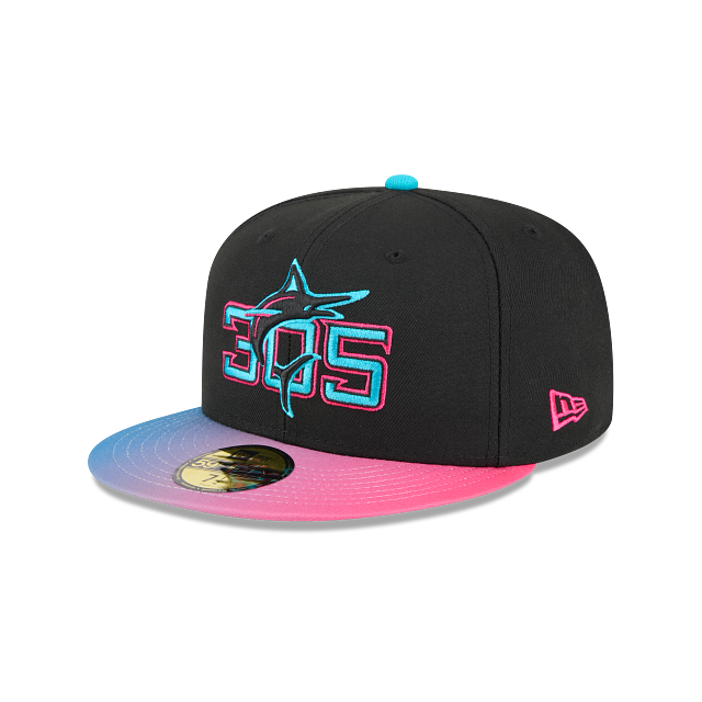 MLB Miami Marlins 2025 City Connect New Era 59FIFTY Fitted Hat
