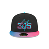 MLB Miami Marlins 2025 City Connect New Era 59FIFTY Fitted Hat