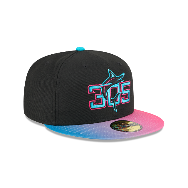 MLB Miami Marlins 2025 City Connect New Era 59FIFTY Fitted Hat