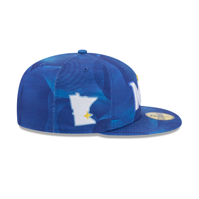 Minnesota Twins New Era City Connect 59FIFTY Fitted Hat – Blue Ripple Side Patch Cap for Men