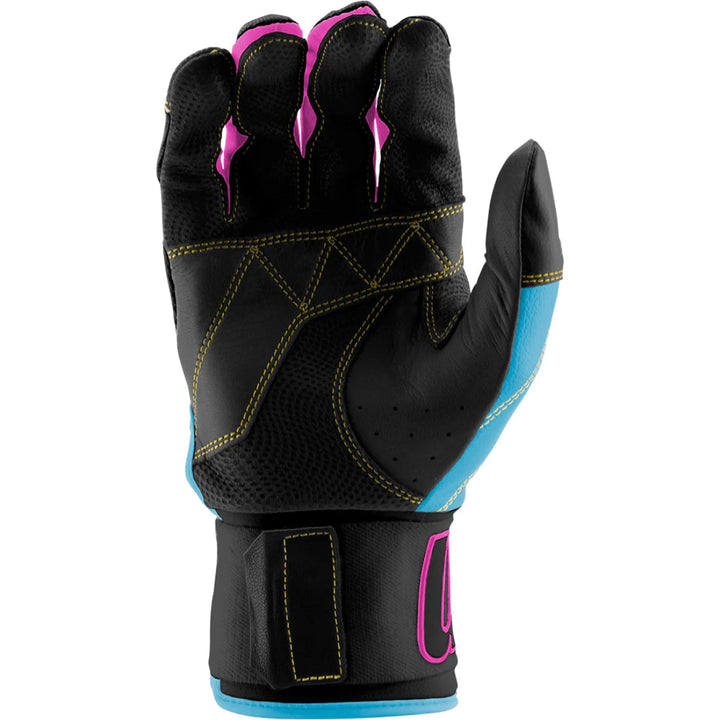 Marucci_BLACKSMITH_V2_Batting_Gloves_MBG2BKSM_Black/Columbia Blue