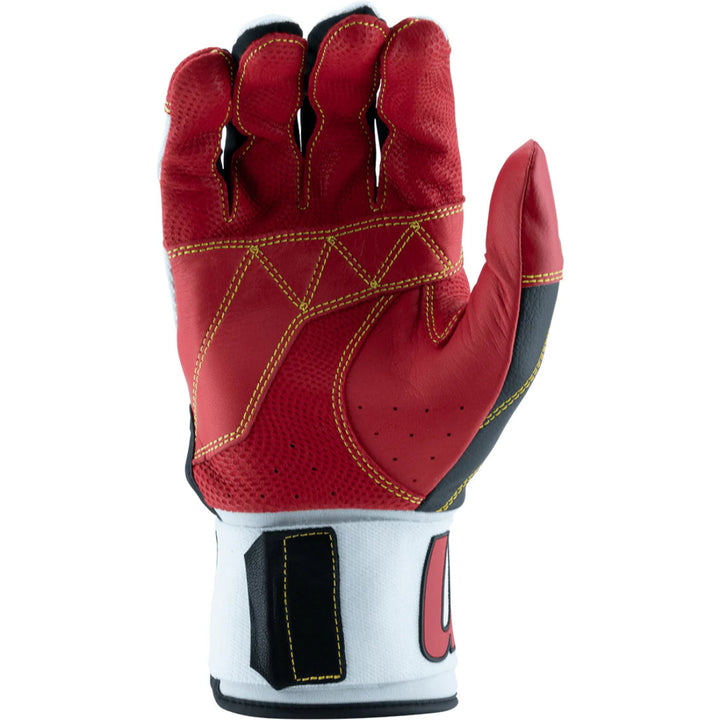 Marucci_BLACKSMITH_V2_Batting_Gloves_MBG2BKSM_Black/Red1