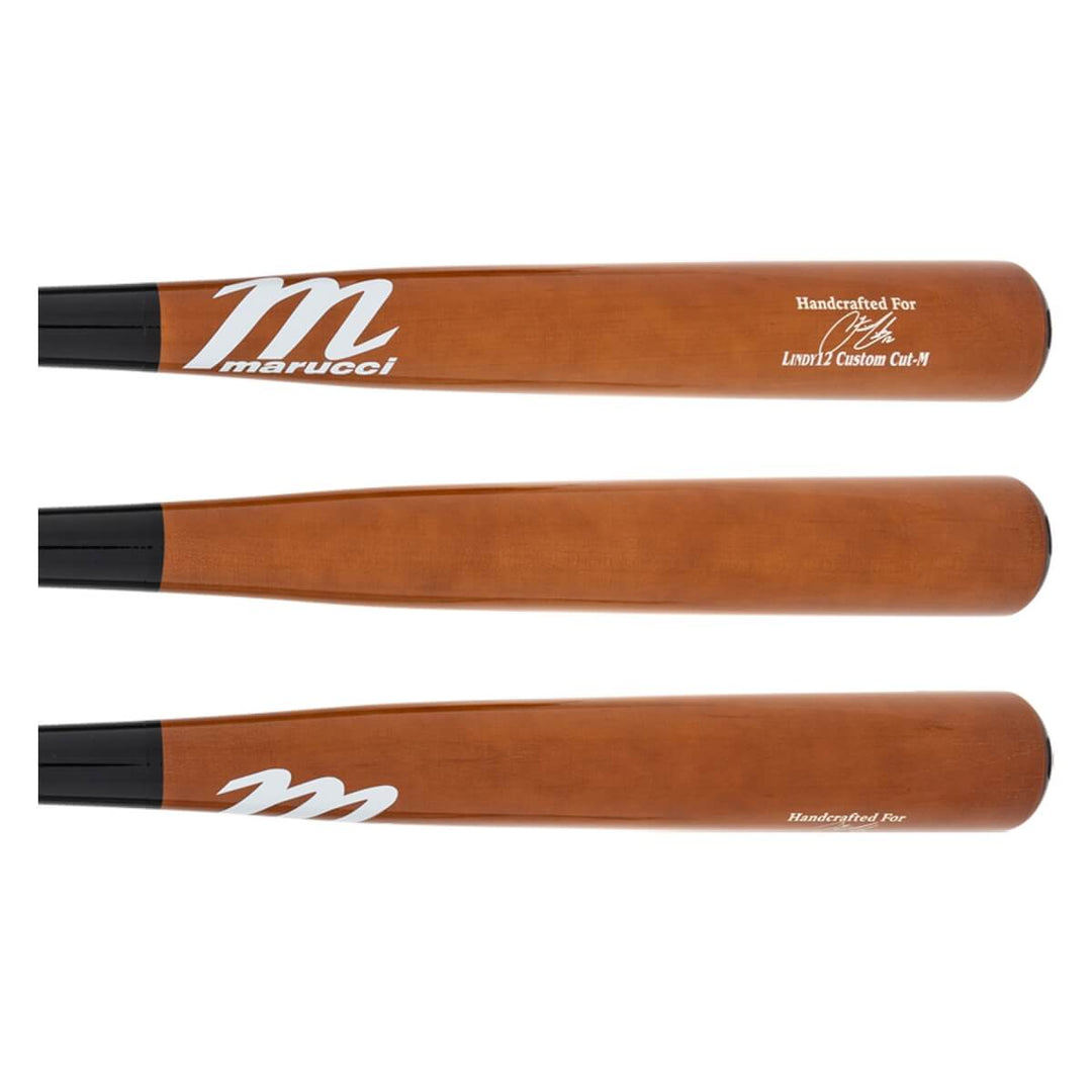 Marucci Lindy12 Custom Cut-M Pro Wood Bat - MVE4LINDY12-BK / HN1