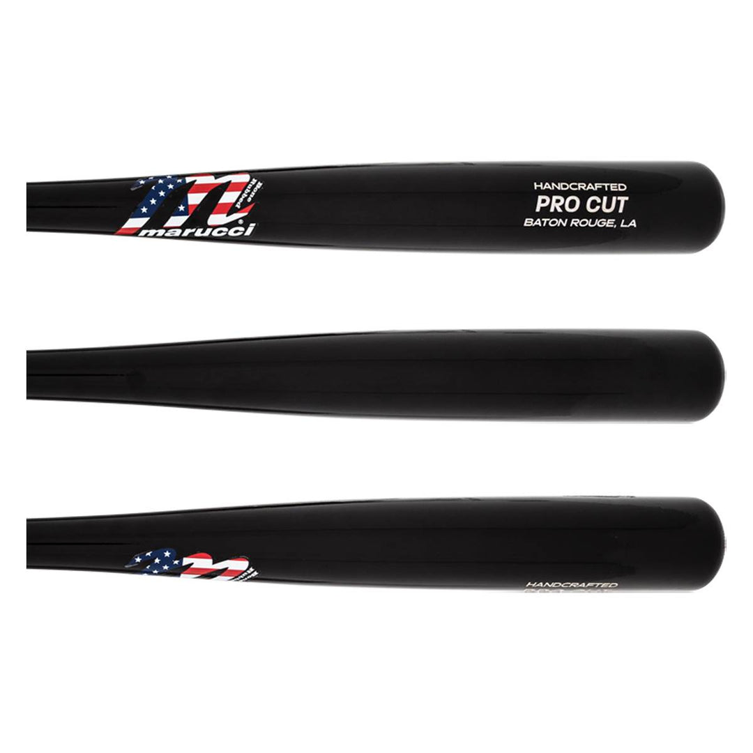 Marucci MBMPCUSA-31 Maple Wood Bat - Handcrafted Baseball Bat - Pro Model Bat - Black1