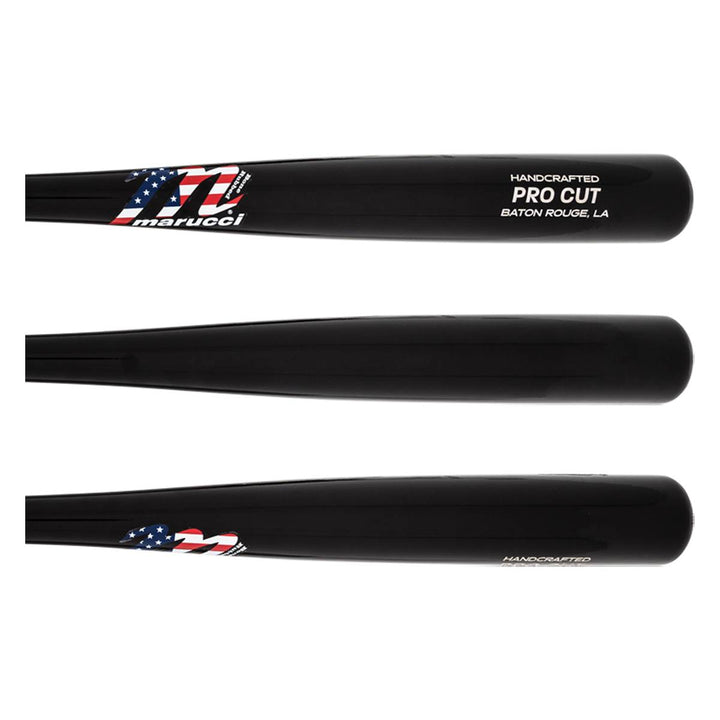 Marucci MBMPCUSA-31 Maple Wood Bat - Handcrafted Baseball Bat - Pro Model Bat - Black1