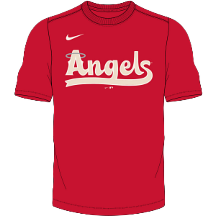 Men's Los Angeles Angels Nike City Connect Wordmark Drifit T-Shirt