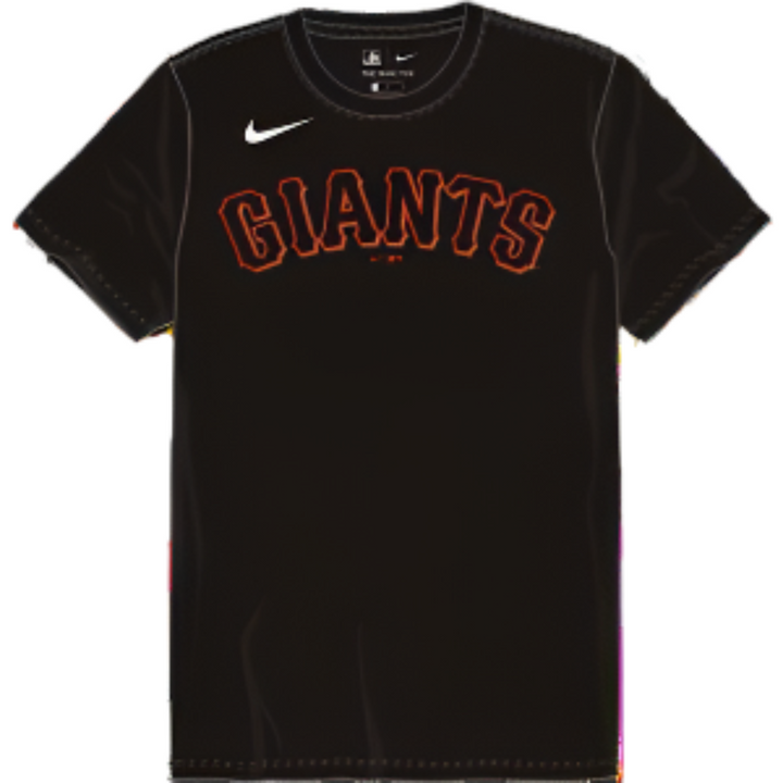 Men's San Francisco Giants Nike Institutional Wordmark Drifit T-Shirt