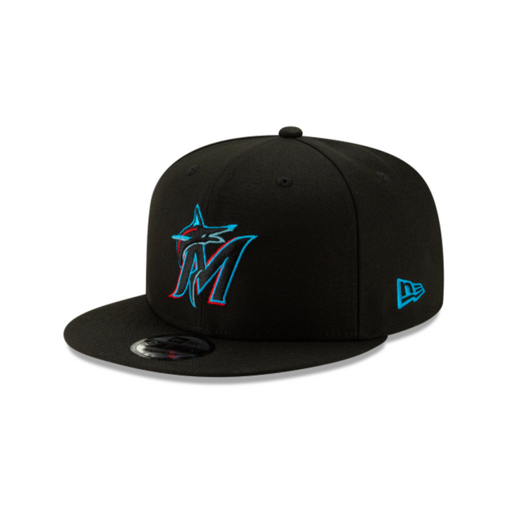 Miami Marlins New Era 9FIFTY Snapback Hat – Adjustable Baseball Cap
