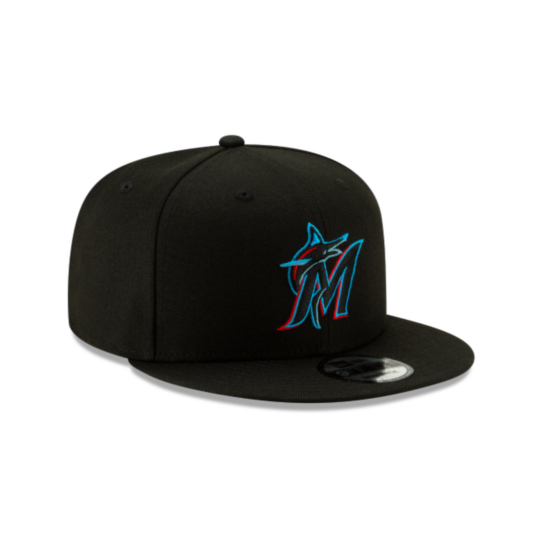 Miami Marlins New Era 9FIFTY Snapback Hat – Adjustable Baseball Cap1