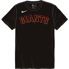 Men's San Francisco Giants Nike Institutional Wordmark Drifit T-Shirt