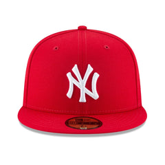 NEW ERA 59FIFTY NEW YORK YANKEES FITTED HAT SCARLET RED