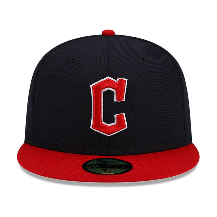 New-Era-59Fifty-Cleveland-Guardians-Home-Fitted-Hat-Dark-Navy-Scarlet-Red-2