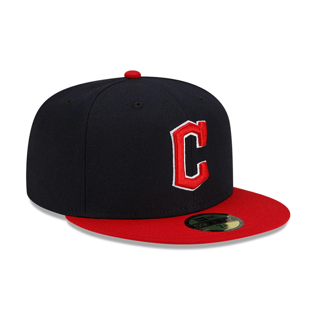 New-Era-59Fifty-Cleveland-Guardians-Home-Fitted-Hat-Dark-Navy-Scarlet-Red-3