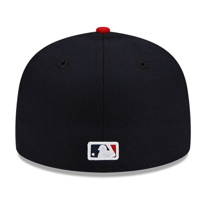 New-Era-59Fifty-Cleveland-Guardians-Home-Fitted-Hat-Dark-Navy-Scarlet-Red-4
