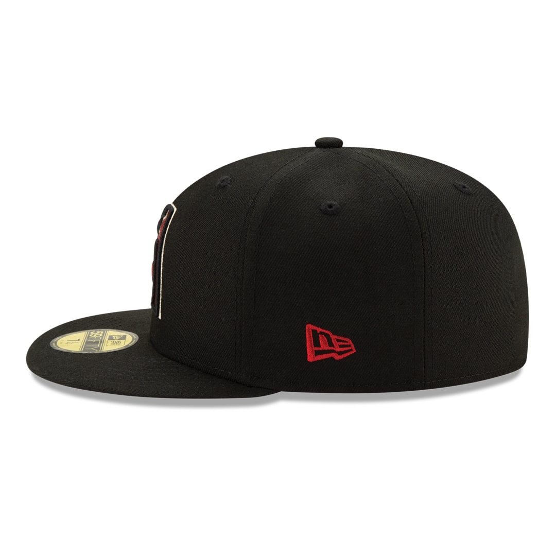 New-Era-Arizona-Diamondbacks-Game-Black-59FIFTY-Fitted-Hat-Left