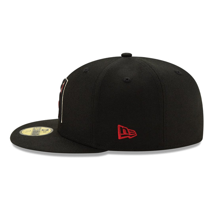 New-Era-Arizona-Diamondbacks-Game-Black-59FIFTY-Fitted-Hat-Left