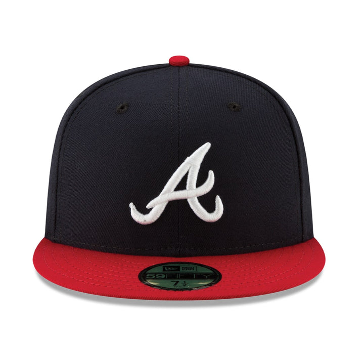 New-Era-Atlanta-Braves-Home-Navy-Red-59FIFTY-Fitted-Hat-Front