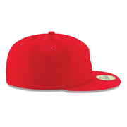NEW ERA 59FIFTY CINCINNATI REDS HOME AUTHENTIC COLLECTION ON FIELD FITTED HAT RED