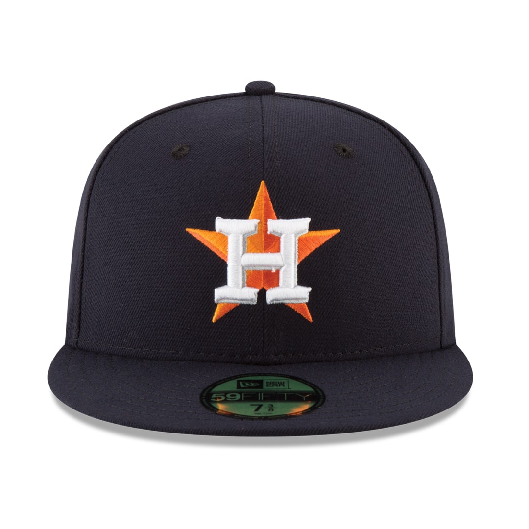 New Era 59FIFTY Houston Astros Home Authentic Collection On Field Fitted Hat - Navy