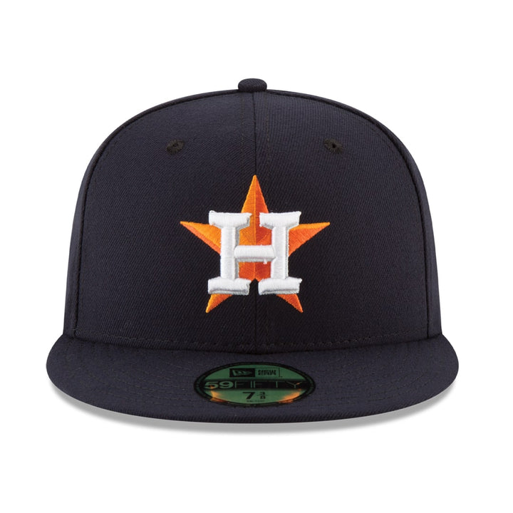 New Era 59FIFTY Houston Astros Home Authentic Collection On Field Fitted Hat - Navy
