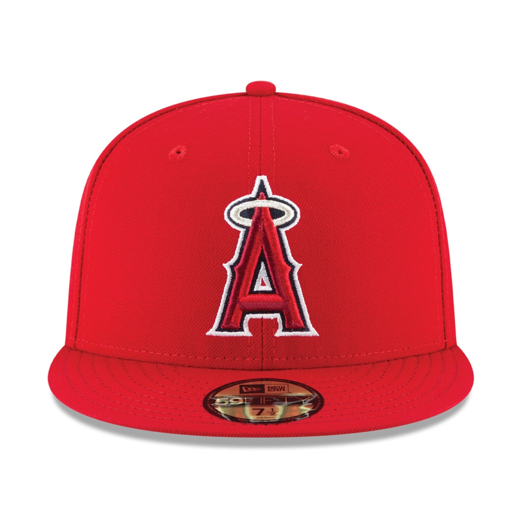 New-Era-Los-Angeles-Angels-Of-Anaheim-Game-Red-59FIFTY-Fitted-Hat-Front