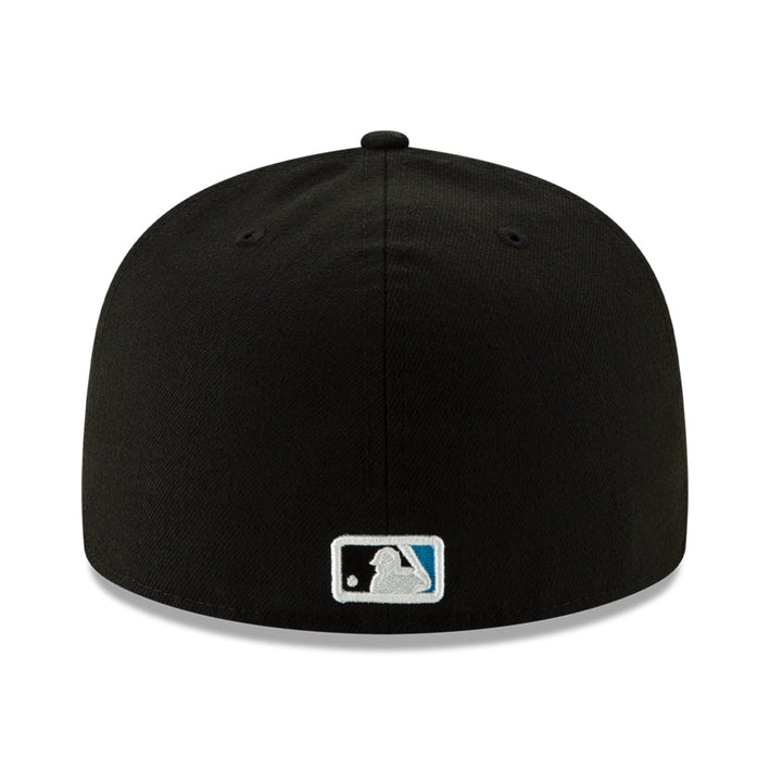 New-Era-Miami-Marlins-Game-Black-59FIFTY-Fitted-Hat-Back