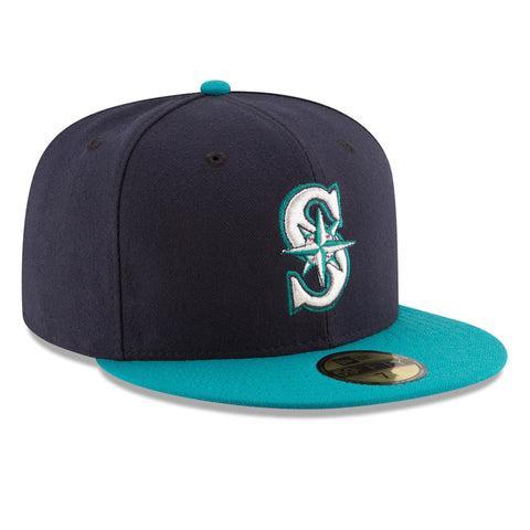 NEW ERA 59FIFTY SEATTLE MARINERS ALTERNATE AUTHENTIC COLLECTION ON FIELD FITTED HAT