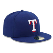 NEW ERA 59FIFTY TEXAS RANGERS GAME AUTHENTIC COLLECTION ON FIELD FITTED HAT