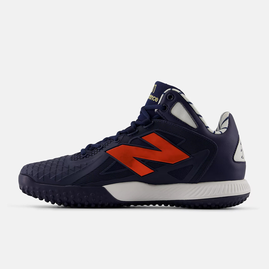 New Balance Ohtani 1 Men’s FuelCell Metal Baseball Cleats – Navy &amp; White Performance Cleats - MSHO1LC