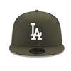 Los Angeles Dodgers New Era 59FIFTY World Series Champions SP24 Fitted Hat - Olive