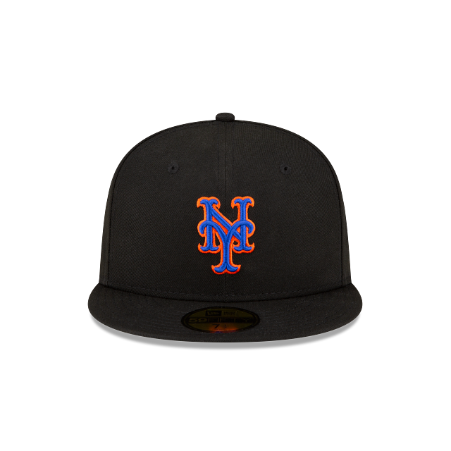 New York Mets New Era Black Alternate 2 Authentic Collection On Field 59FIFTY Fitted Hat