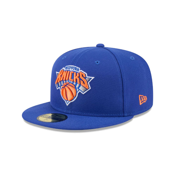 New York Knicks Team Color 59FIFTY Fitted Cap – Official NBA Fitted Hat by New Era | Blue