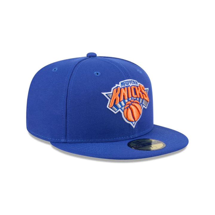 New York Knicks Team Color 59FIFTY Fitted Cap – Official NBA Fitted Hat by New Era | Blue